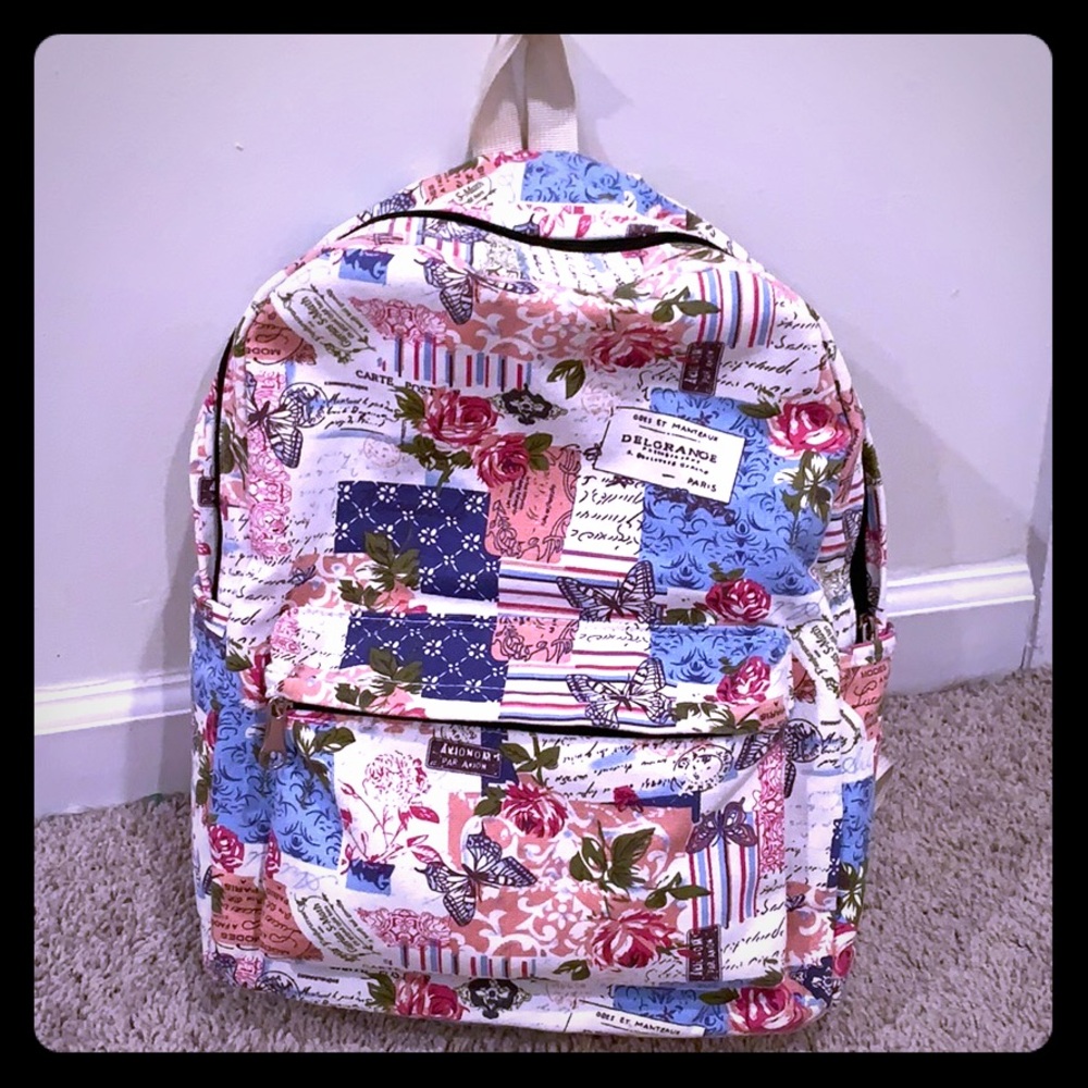 Floral Backpack 🌸